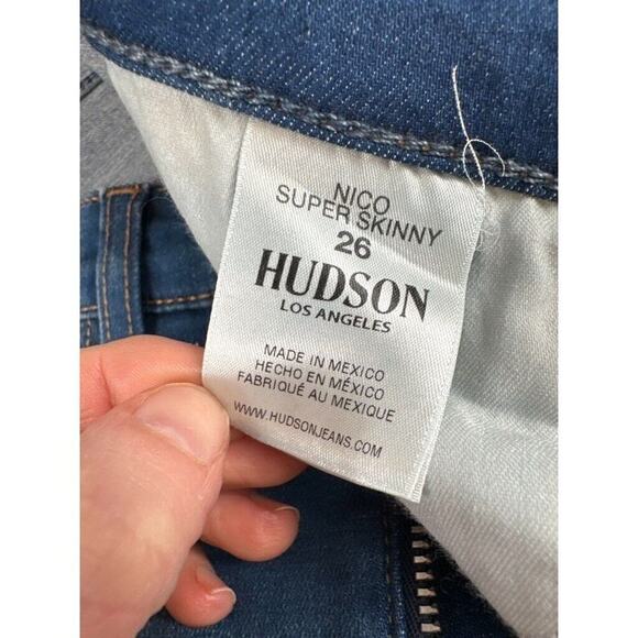 Hudson Nico Super Skinny Jeans - Medium Wash - Size 26 - NWT - Picture 4 of 6